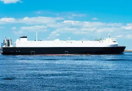 Diesel engine for large ships